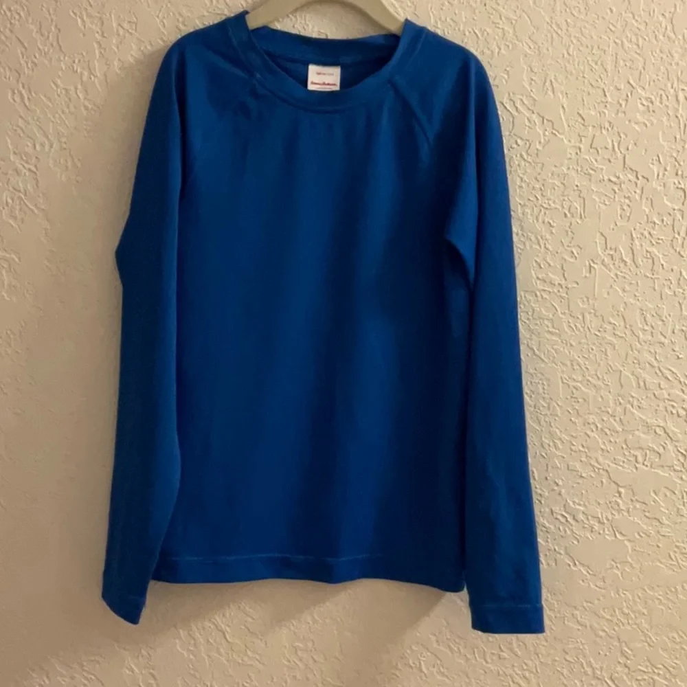 Blue Kids Long Sleeve Rashguard